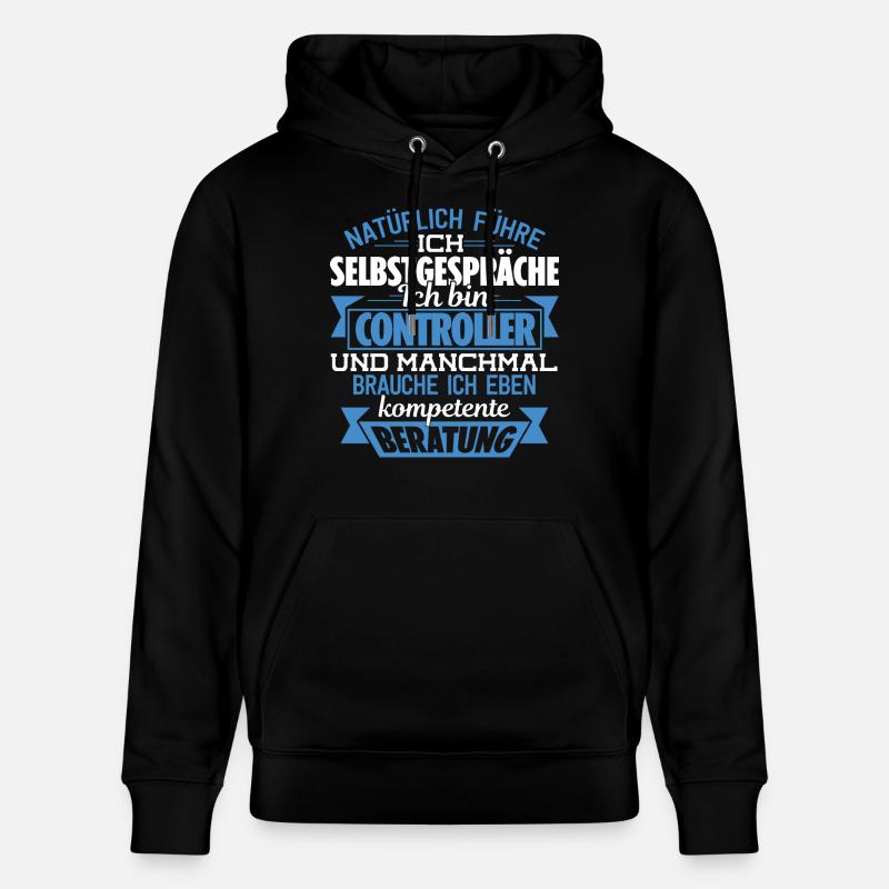 CONTROLLER - KOMPETENTE BERATUNG - Stanley/Stella Unisex Bio-Hoodie CRUISER  - Schwarz