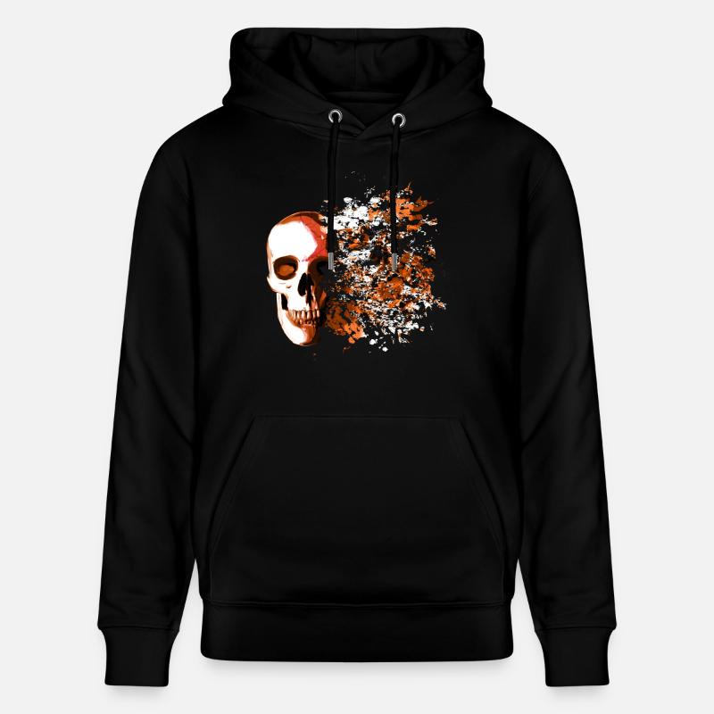 skull explosion - Sweat à capuche bio CRUISER Stanley/Stella Unisexe - noir