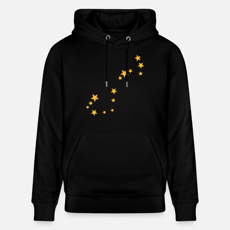 Scorpio constellation - Stanley/Stella CRUISER Unisex Organic Hoodie - black