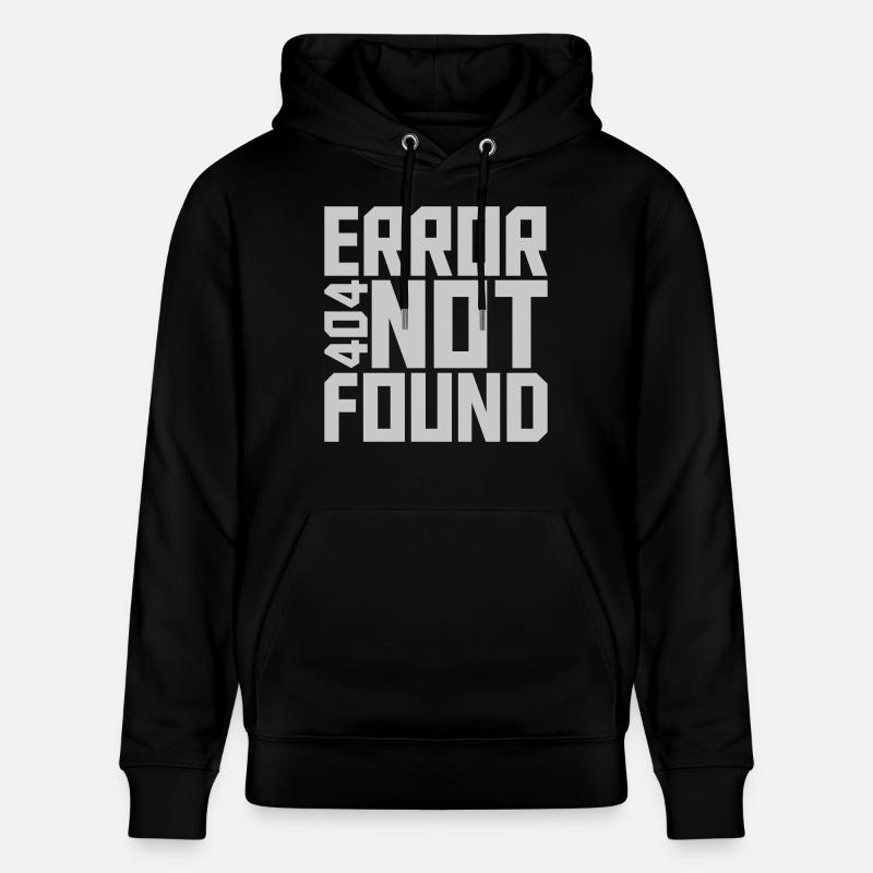 Error 404 not found - Stanley/Stella CRUISER Unisex Organic Hoodie - black