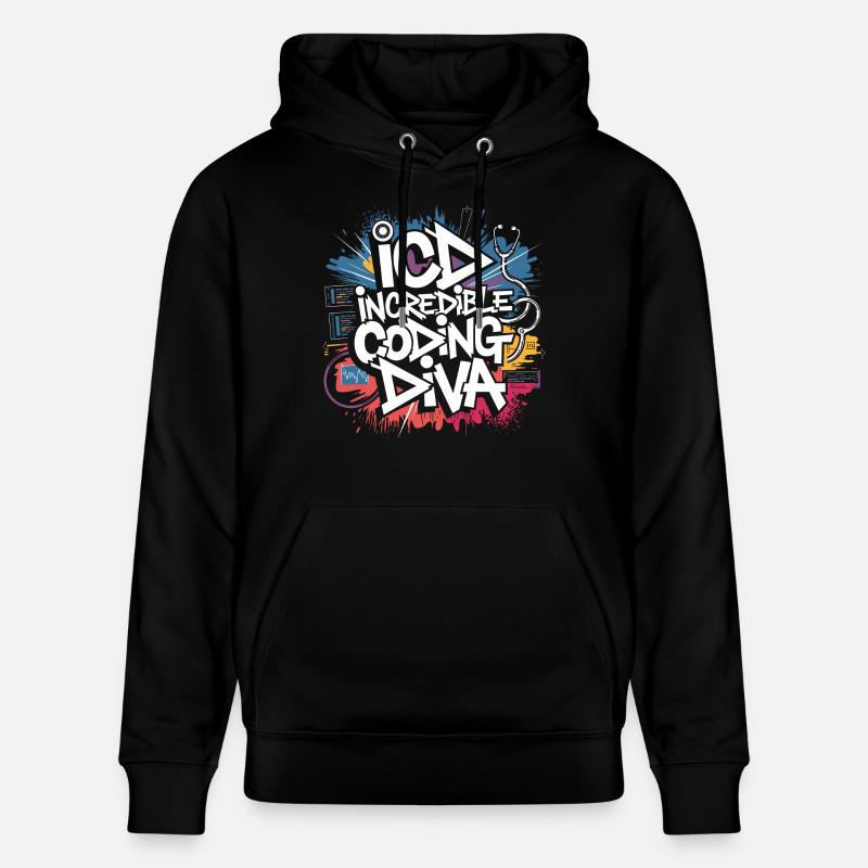 Codage passionné - Sweat à capuche bio CRUISER Stanley/Stella Unisexe - noir