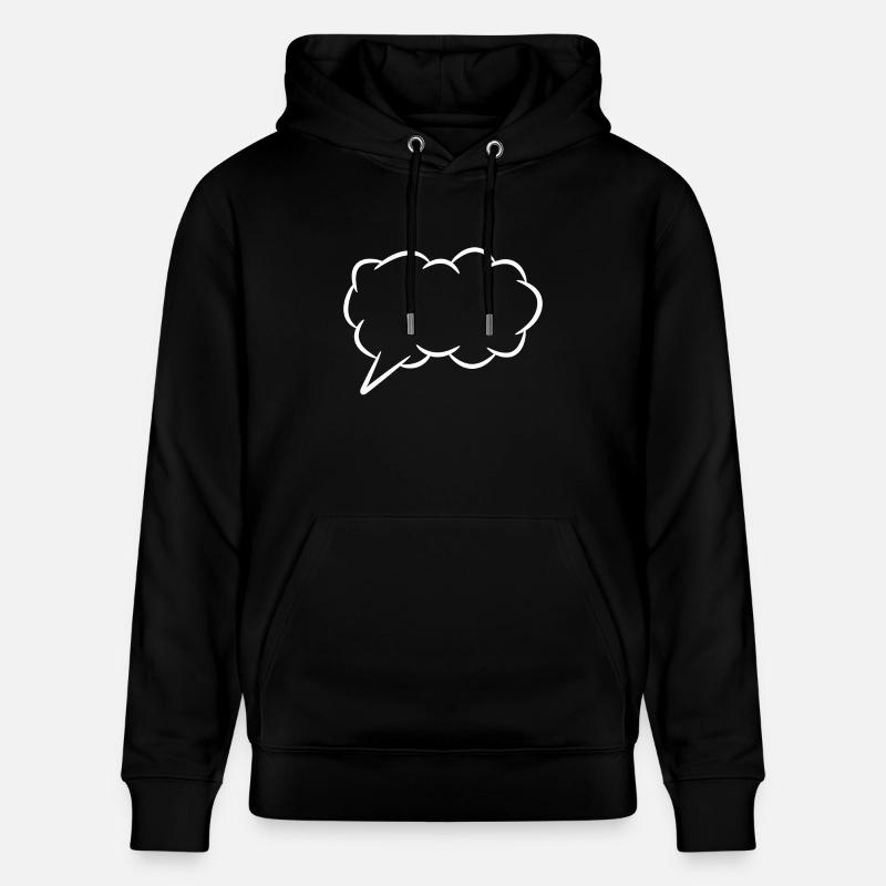 Bulle de pensée bulle - Sweat à capuche bio CRUISER Stanley/Stella Unisexe - noir