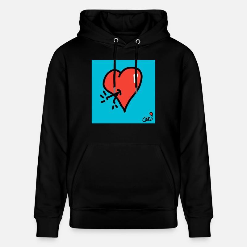 Kuoro verliebt - Stanley/Stella Unisex Bio-Hoodie CRUISER  - Schwarz