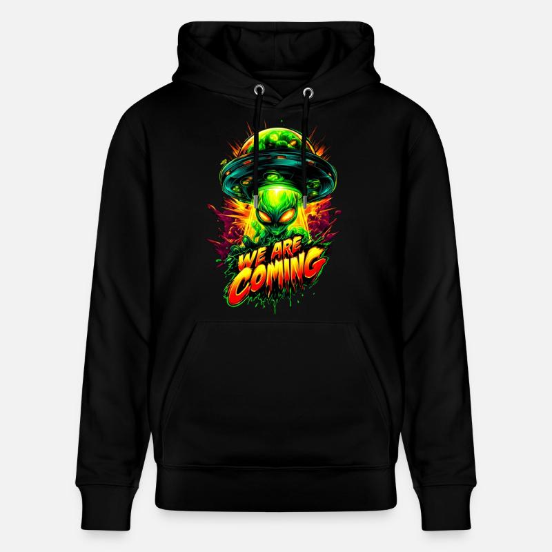 Nous arrivons - Sweat à capuche bio CRUISER Stanley/Stella Unisexe - noir