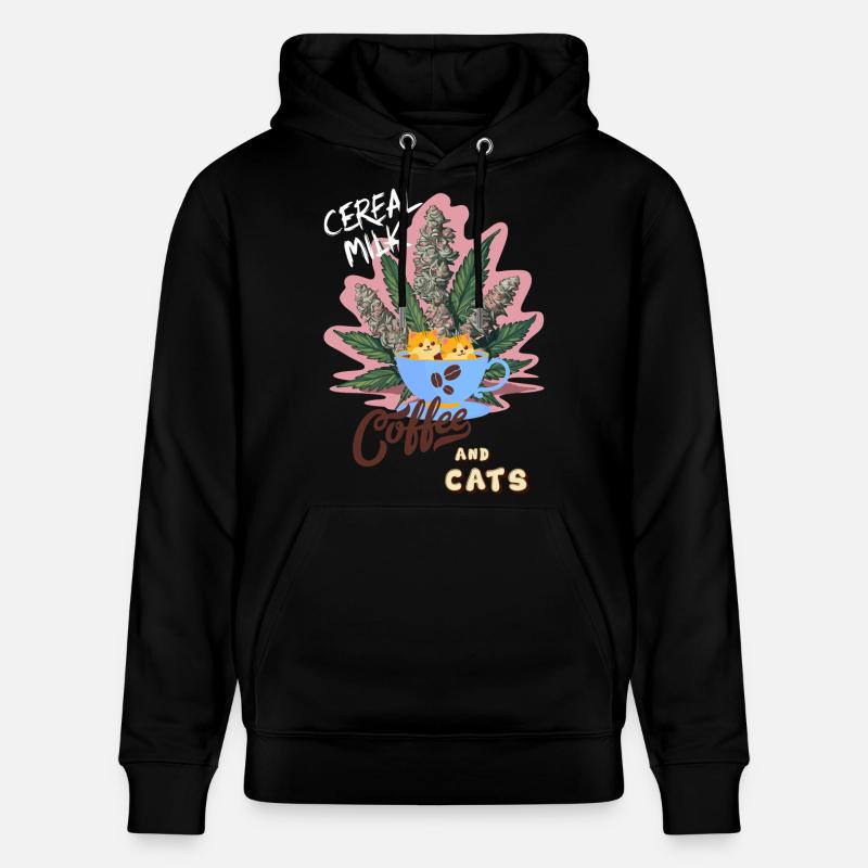 Céréales Lait C&C - Sweat à capuche bio CRUISER Stanley/Stella Unisexe - noir