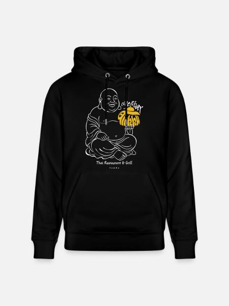 Tirkku Buddha - Stanley/Stella Unisex Bio-Hoodie CRUISER  - Schwarz