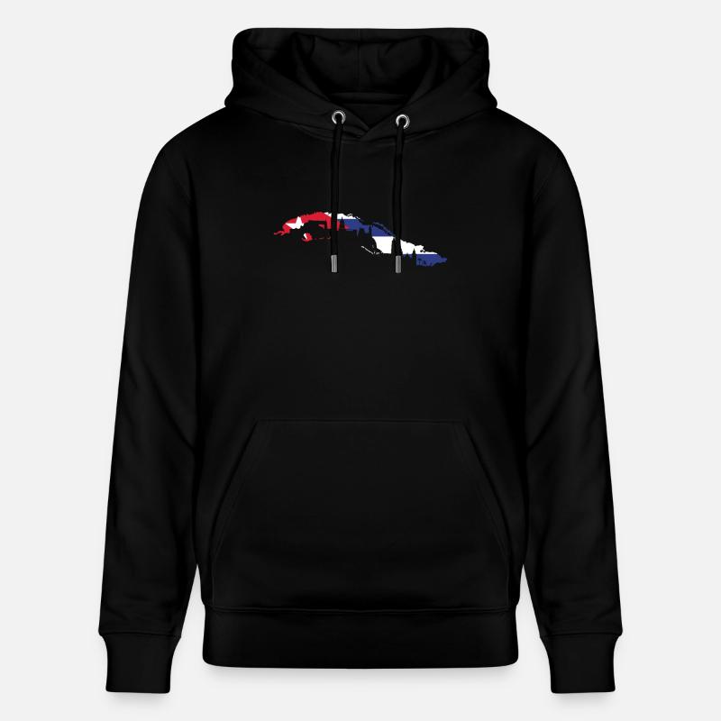 Cuba Drapeau - Sweat à capuche bio CRUISER Stanley/Stella Unisexe - noir