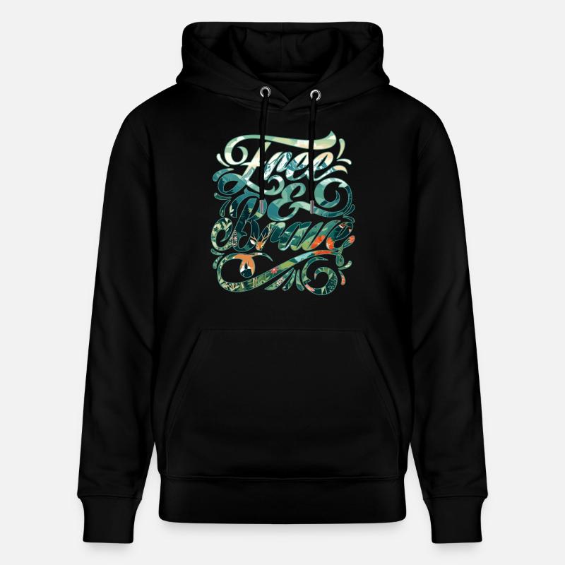 Libre et courageux 🍀 - Sweat à capuche bio CRUISER Stanley/Stella Unisexe - noir