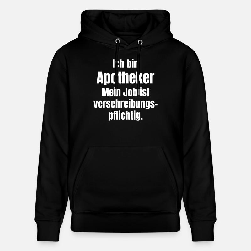 Apotheker - Stanley/Stella Unisex Bio-Hoodie CRUISER  - Schwarz