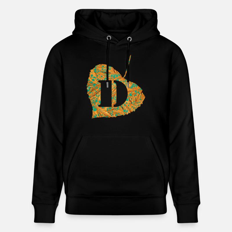 blatt e 95 d - Stanley/Stella Unisex Bio-Hoodie CRUISER  - Schwarz