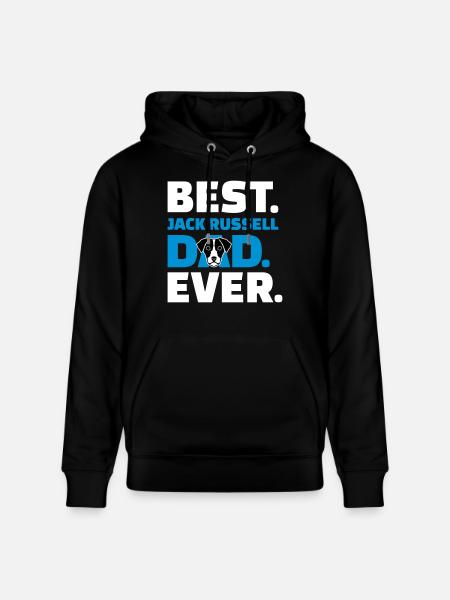 Jack Russell - Stanley/Stella Unisex Bio-Hoodie CRUISER - Schwarz