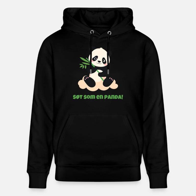 Mignon comme un panda ! - Sweat à capuche bio CRUISER Stanley/Stella Unisexe - noir