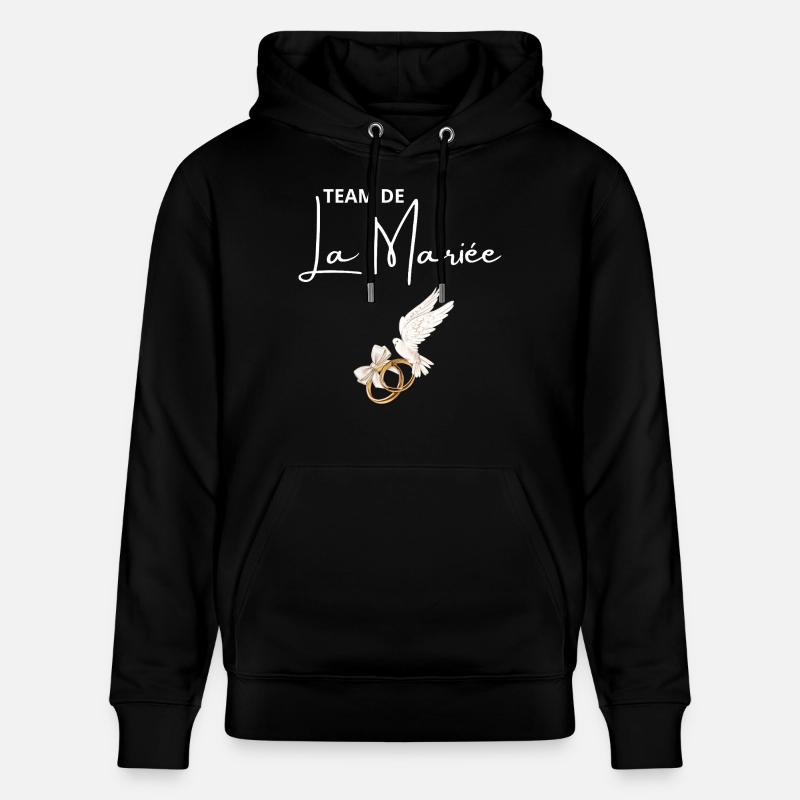 Team de La mariée - Sweat à capuche bio CRUISER Stanley/Stella Unisexe - noir