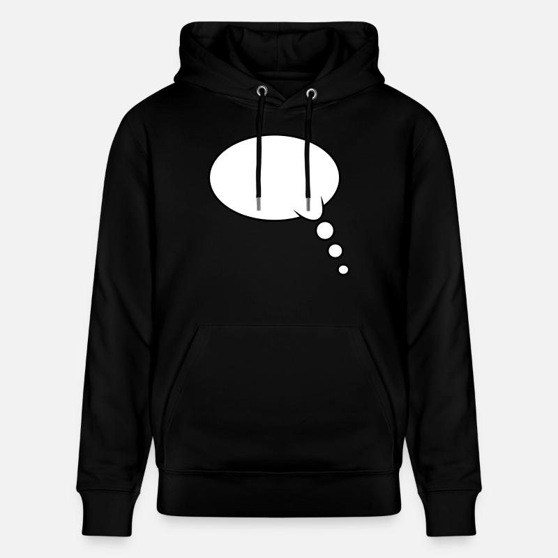 Denkblase Design - Stanley/Stella Unisex Bio-Hoodie CRUISER  - Schwarz