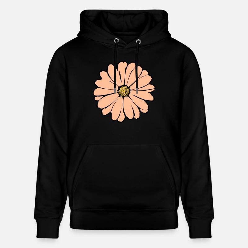 Fleur Pastel Fleurs Fleurs Pastel - Sweat à capuche bio CRUISER Stanley/Stella Unisexe - noir