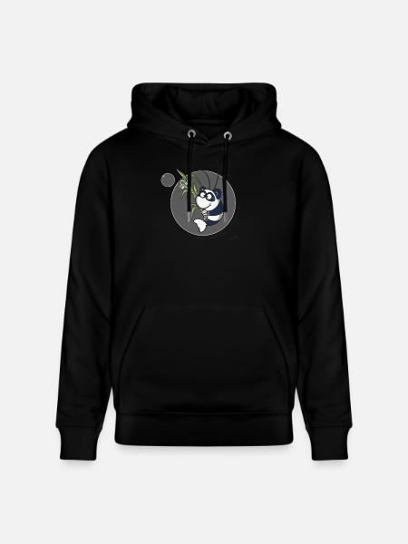 Panda Garnele - Stanley/Stella Unisex Bio-Hoodie CRUISER - Schwarz