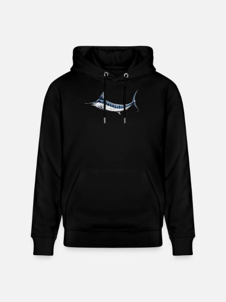 Blue Marlin - Blauer Marlin - Espadon - Fisch - Stanley/Stella Unisex Bio-Hoodie CRUISER  - Schwarz