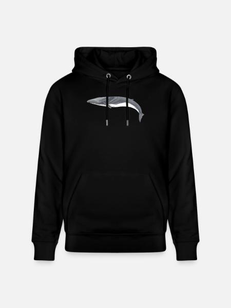 Finnwal - Finnwal - Rorqual commun - Stanley/Stella Unisex Bio-Hoodie CRUISER - Schwarz