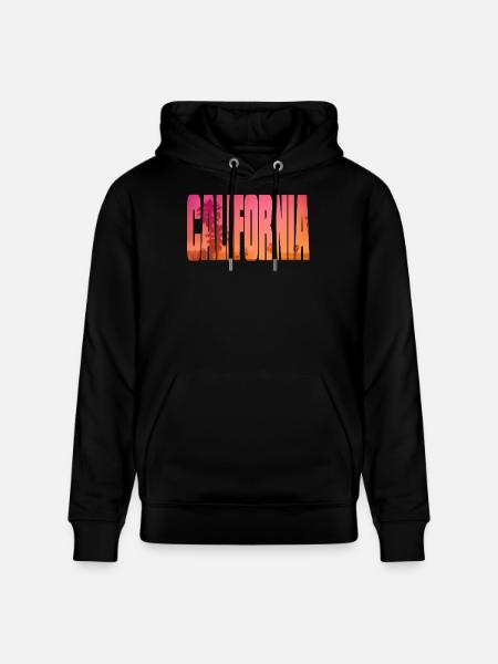 California - Stanley/Stella CRUISER Unisex Organic Hoodie - black