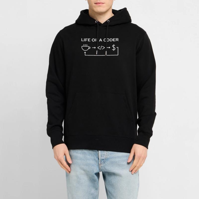Vie de programmeur d'une chemise de codeur Sweat à capuche bio CRUISER Stanley/Stella Unisexe