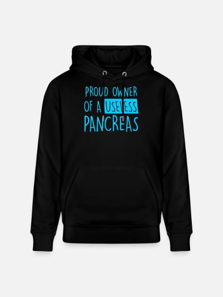 Diabetes-T-Shirts - Stanley/Stella Unisex Bio-Hoodie CRUISER  - Schwarz