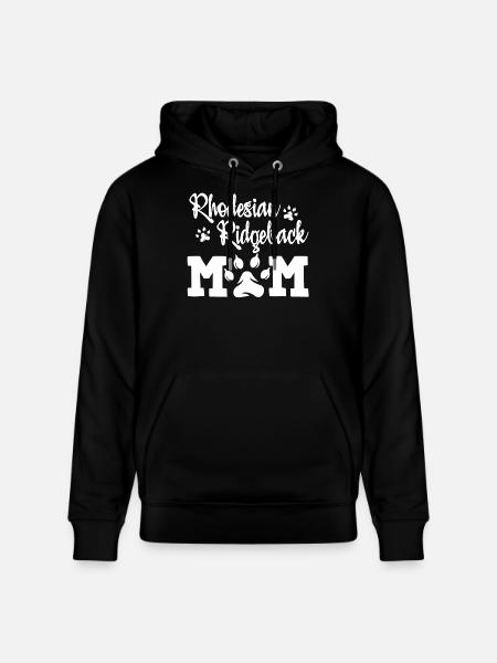 Rhodesian Ridgeback Mom Shirt - Stanley/Stella Unisex Bio-Hoodie CRUISER - Schwarz