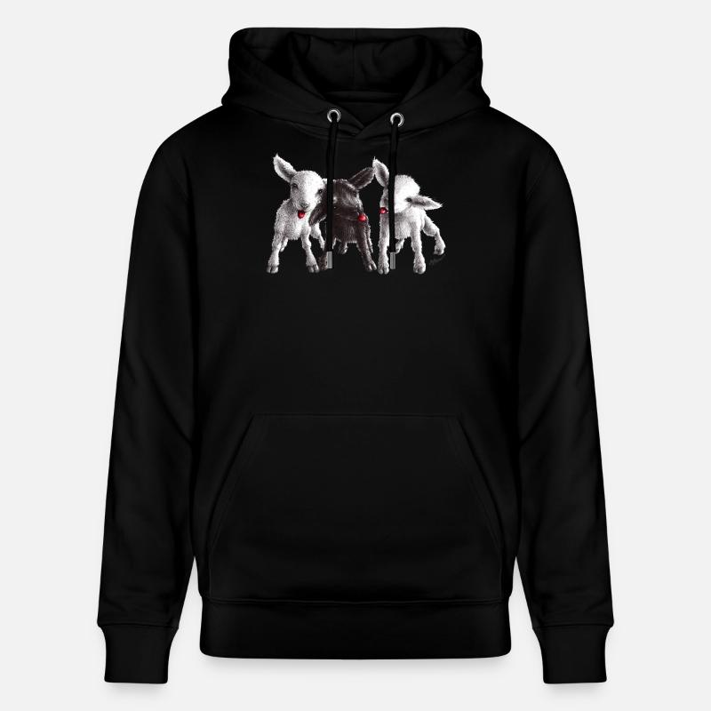 mouton effronté - Sweat à capuche bio CRUISER Stanley/Stella Unisexe - noir