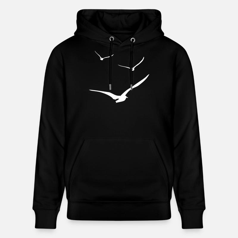Diebstahl von Möwen - Stanley/Stella Unisex Bio-Hoodie CRUISER  - Schwarz