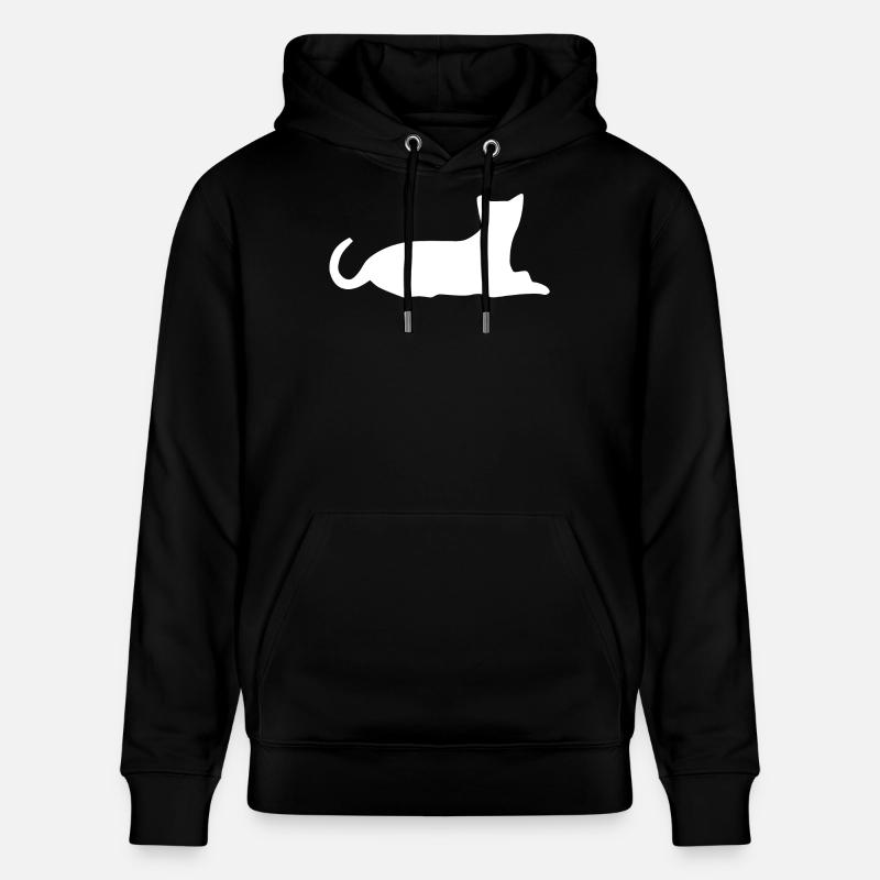 chat chat chat chat chat - Sweat à capuche bio CRUISER Stanley/Stella Unisexe - noir