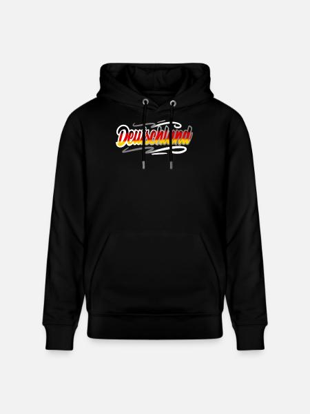 Deutschland - Stanley/Stella Unisex Bio-Hoodie CRUISER - Schwarz