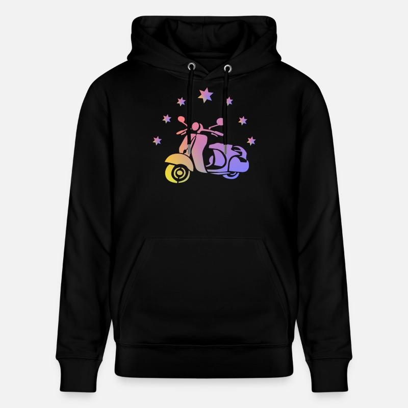 Retro Roller - Stanley/Stella Unisex Bio-Hoodie CRUISER  - Schwarz