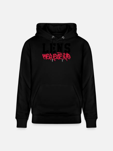 Lens Représente ! - Sweat à capuche bio CRUISER Stanley/Stella Unisexe - noir