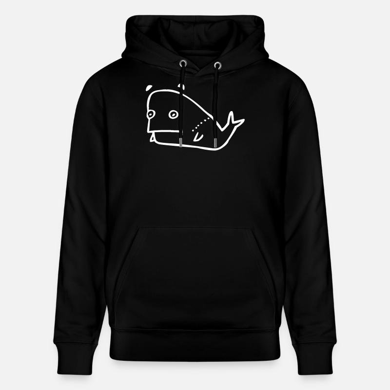 Wal Comic - Stanley/Stella Unisex Bio-Hoodie CRUISER  - Schwarz