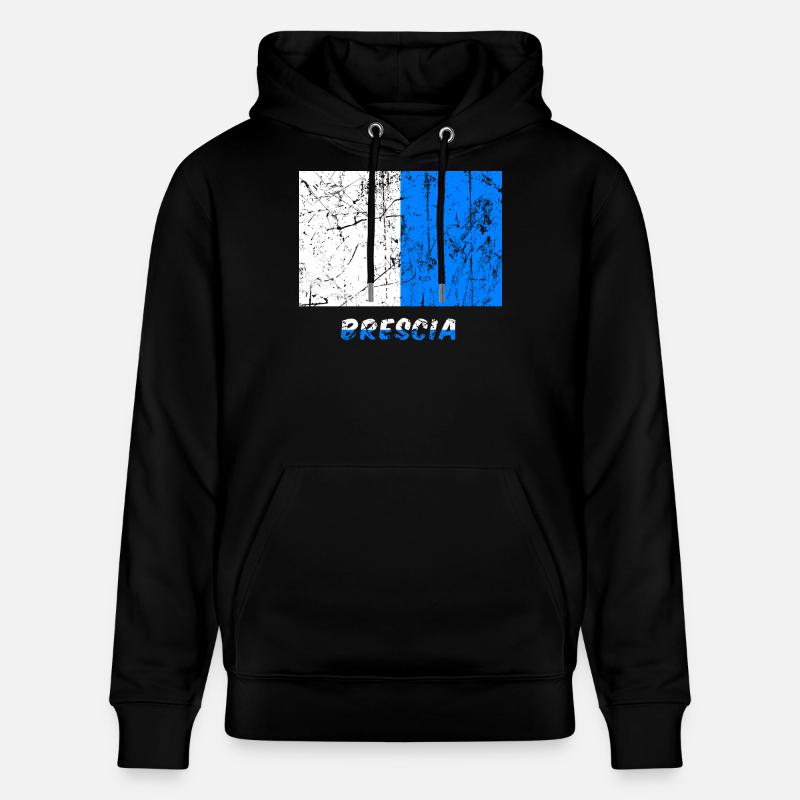 Drapeau Brescia drapeau Fahne drapeau drapeau - Sweat à capuche bio CRUISER Stanley/Stella Unisexe - noir
