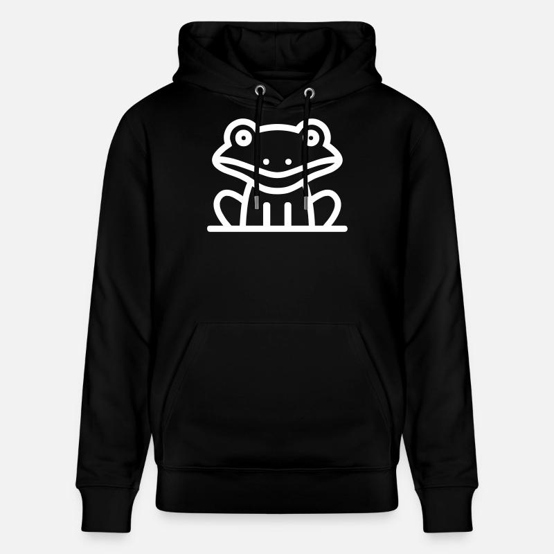 Une grenouille géante - Sweat à capuche bio CRUISER Stanley/Stella Unisexe - noir