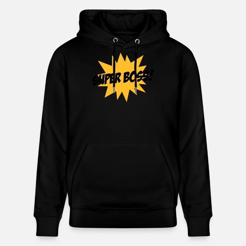 Super Boss ! - Sweat à capuche bio CRUISER Stanley/Stella Unisexe - noir