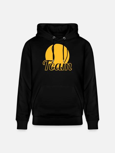 Tennis - Stanley/Stella CRUISER Unisex Organic Hoodie - black