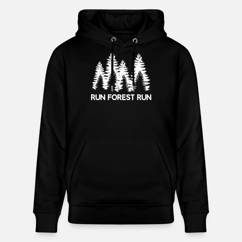 Run Forest Run - Sweat à capuche bio CRUISER Stanley/Stella Unisexe - noir