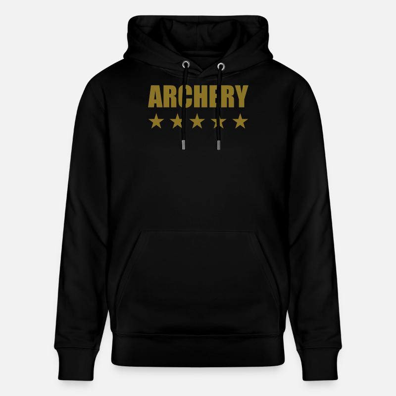 Archery / Bogenschießen / Tir à l'arc - Sweat à capuche bio CRUISER Stanley/Stella Unisexe - noir