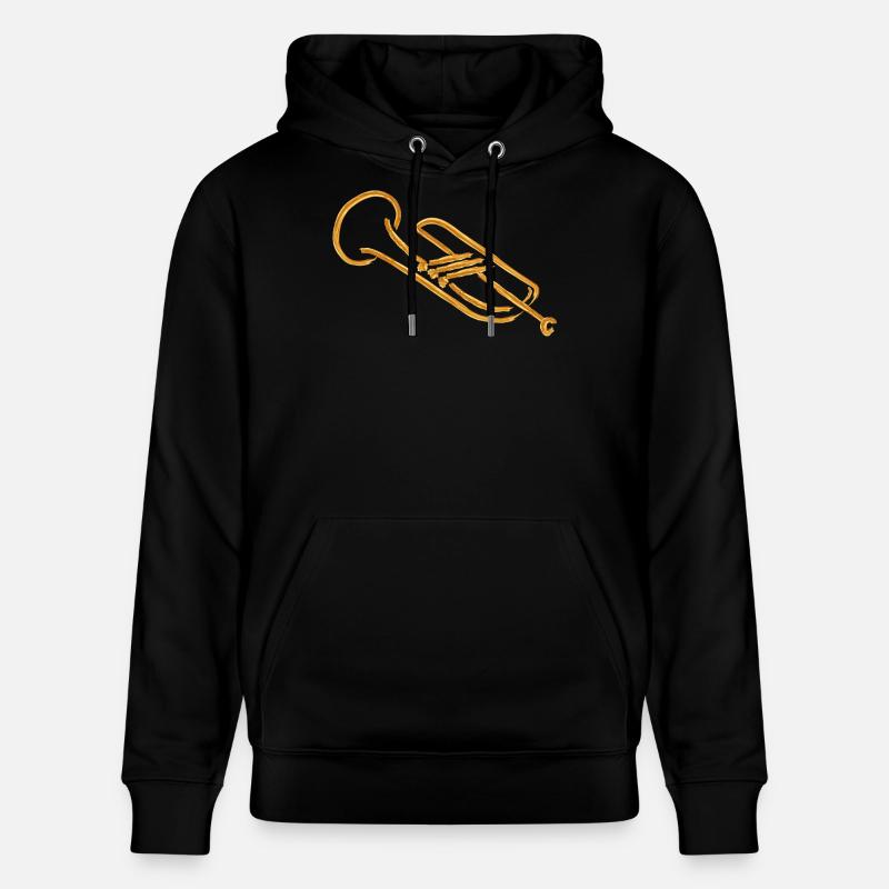 trompette - Sweat à capuche bio CRUISER Stanley/Stella Unisexe - noir