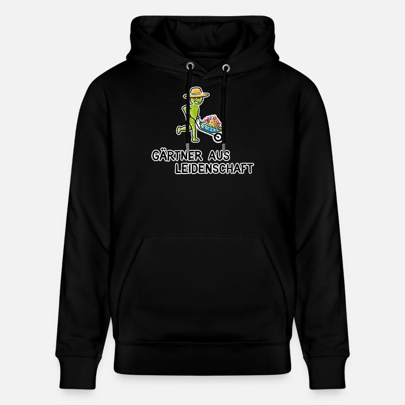 Gärtner aus Leidenschaft - Stanley/Stella Unisex Bio-Hoodie CRUISER  - Schwarz