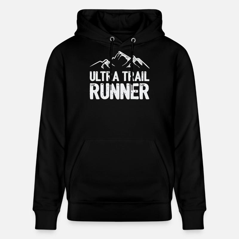 Ultra Trail Runner - Sweat à capuche bio CRUISER Stanley/Stella Unisexe - noir