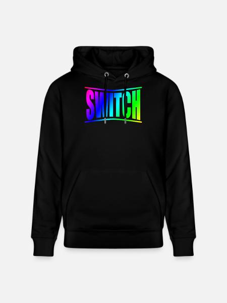 swich bdsm bondage disciplines - Stanley/Stella CRUISER Unisex Organic Hoodie - black