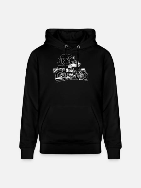 0897 moped 50cc OLD SKOOL - Stanley/Stella CRUISER Unisex Organic Hoodie - black