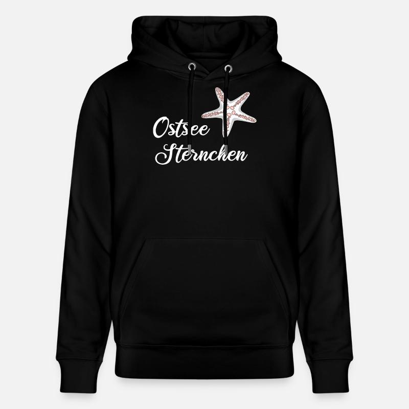 Ostseesternchen - Ostsee Seestern Geschenk - Stanley/Stella Unisex Bio-Hoodie CRUISER - Schwarz