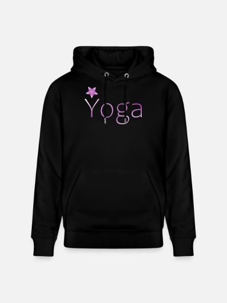 yoga meditation gift idea - Stanley/Stella CRUISER Unisex Organic Hoodie - black