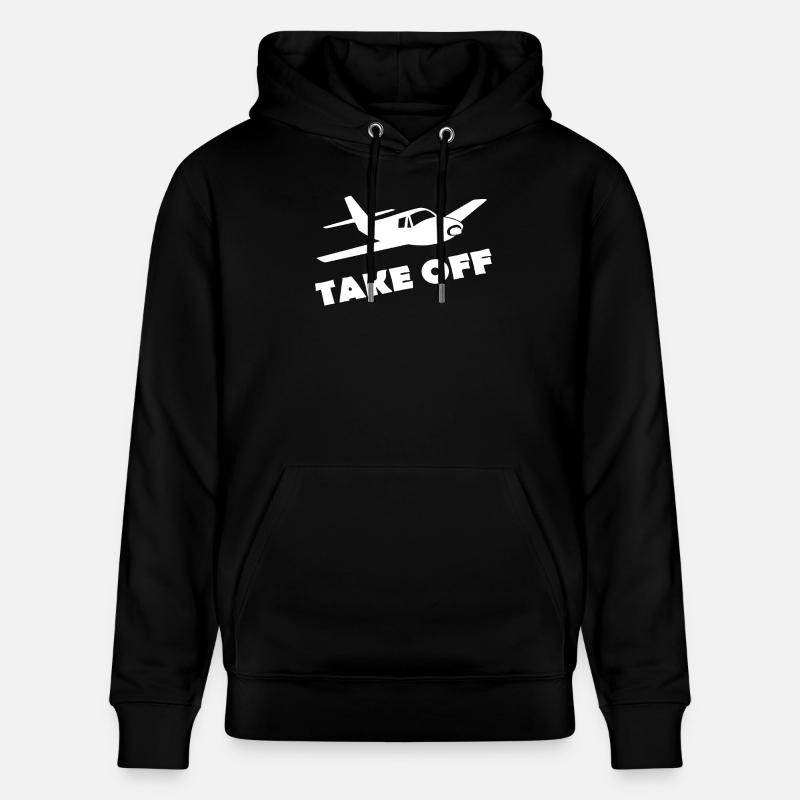 TAKE OFF - Sweat à capuche bio CRUISER Stanley/Stella Unisexe - noir