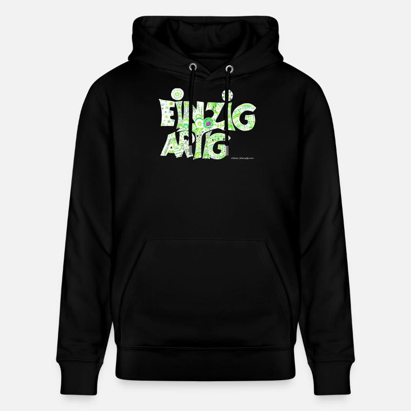 Einzigartig - Stanley/Stella Unisex Bio-Hoodie CRUISER  - Schwarz
