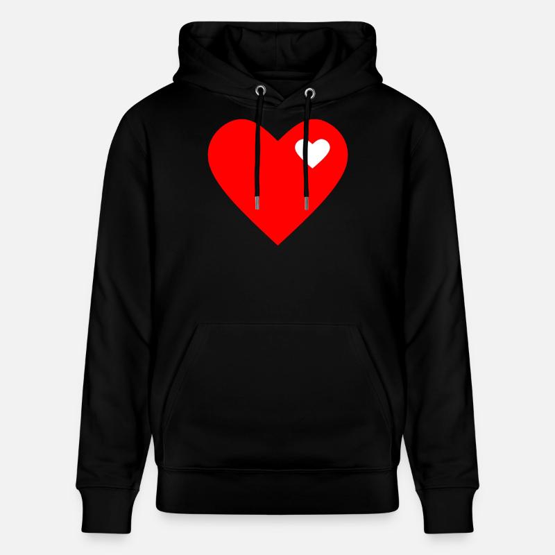 Saint-Valentin, Saint-Valentin, Saint-Valentin - Sweat à capuche bio CRUISER Stanley/Stella Unisexe - noir