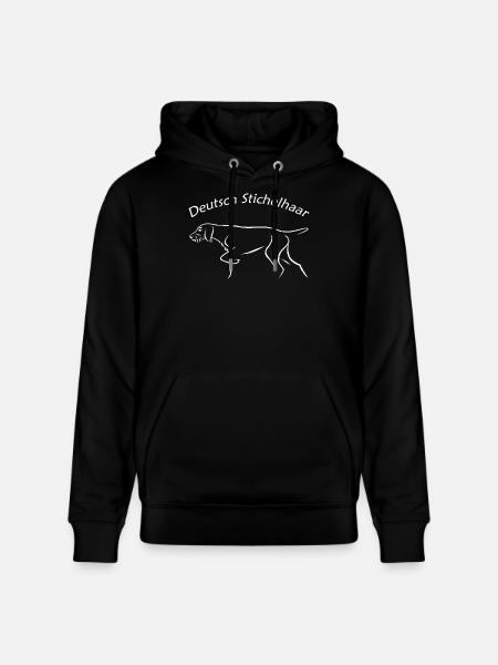 Deutsch Stichelhaar - Stanley/Stella Unisex Bio-Hoodie CRUISER  - Schwarz